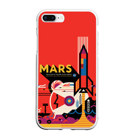 Чехол для iPhone 7Plus/8 Plus матовый с принтом Mars NASA в Екатеринбурге, Силикон | Область печати: задняя сторона чехла, без боковых панелей | 