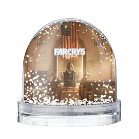 Снежный шар с принтом Far Cry 5 в Екатеринбурге, Пластик | Изображение внутри шара печатается на глянцевой фотобумаге с двух сторон | 