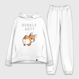 Женский костюм хлопок Oversize с принтом Bubble butt в Екатеринбурге,  |  | корги