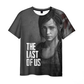 Мужская футболка 3D с принтом THE LAST OF US в Екатеринбурге, 100% полиэфир | прямой крой, круглый вырез горловины, длина до линии бедер | Тематика изображения на принте: gamer | player | stels | the last of us | the last of us part 2 | бегун | джоэл | каннибалы | охотники | сталкер | топляк | цикады | щелкун | элли