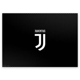 Поздравительная открытка с принтом Juventus в Екатеринбурге, 100% бумага | плотность бумаги 280 г/м2, матовая, на обратной стороне линовка и место для марки
 | championship | fc | football | juventus | soccer | sport | одежда | спорт | спортивный | униформа | футбол | футбольный клуб | чемпионат | ювентус