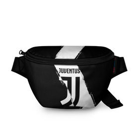 Поясная сумка 3D с принтом FC Juventus в Екатеринбурге, 100% полиэстер | плотная ткань, ремень с регулируемой длиной, внутри несколько карманов для мелочей, основное отделение и карман с обратной стороны сумки застегиваются на молнию | fc juventus | juventus | криштиану роналду ювентус | фк ювентус | футбол | ювентус