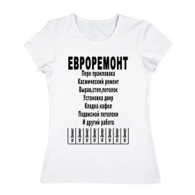 Женская футболка хлопок с принтом Смешные объявления в Екатеринбурге, 100% хлопок | прямой крой, круглый вырез горловины, длина до линии бедер, слегка спущенное плечо | 12 августа | день строителя