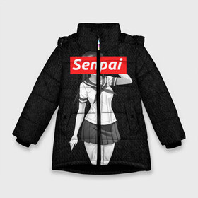 Зимняя куртка для девочек 3D с принтом СЕНПАЙ - SENPAI в Екатеринбурге, ткань верха — 100% полиэстер; подклад — 100% полиэстер, утеплитель — 100% полиэстер. | длина ниже бедра, удлиненная спинка, воротник стойка и отстегивающийся капюшон. Есть боковые карманы с листочкой на кнопках, утяжки по низу изделия и внутренний карман на молнии. 

Предусмотрены светоотражающий принт на спинке, радужный светоотражающий элемент на пуллере молнии и на резинке для утяжки. | Тематика изображения на принте: ahegao | anime | kawai | kowai | otaku | senpai | sugoi | waifu | weeaboo | yandere | аниме | ахегао | вайфу | виабу | каваи | ковай | культура | отаку | сенпай | сугои | тренд | яндере