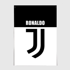 Постер с принтом Ronaldo Juventus в Екатеринбурге, 100% бумага
 | бумага, плотность 150 мг. Матовая, но за счет высокого коэффициента гладкости имеет небольшой блеск и дает на свету блики, но в отличии от глянцевой бумаги не покрыта лаком | cr7 | cristiano ronaldo | football | juventus | криштиану роналду | роналдо | роналду | ювентус