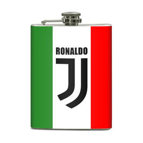 Фляга с принтом Ronaldo Juventus Italy в Екатеринбурге, металлический корпус | емкость 0,22 л, размер 125 х 94 мм. Виниловая наклейка запечатывается полностью | Тематика изображения на принте: cr7 | cristiano ronaldo | football | juventus | криштиану роналду | роналдо | роналду | футбол | ювентус