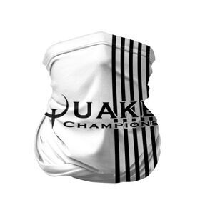 Бандана-труба 3D с принтом Quake Champions в Екатеринбурге, 100% полиэстер, ткань с особыми свойствами — Activecool | плотность 150‒180 г/м2; хорошо тянется, но сохраняет форму | арена | база | душа | дуэль | квейк | обелиск | рейнджер | турнир | хитбокс | чемпион | шутер