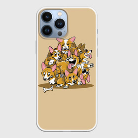 Чехол для iPhone 13 Pro Max с принтом Корги в Екатеринбурге,  |  | corgi | dog | dogs | корги | пес | порода | собака | щенки | щенок