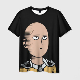 Мужская футболка 3D с принтом One-Punch Man Ванпачмен в Екатеринбурге, 100% полиэфир | прямой крой, круглый вырез горловины, длина до линии бедер | onepunch | аниме | анимэ  | вапначмен | генос | пачмен