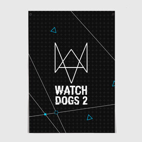 Постер с принтом WATCH DOGS 2 в Екатеринбурге, 100% бумага
 | бумага, плотность 150 мг. Матовая, но за счет высокого коэффициента гладкости имеет небольшой блеск и дает на свету блики, но в отличии от глянцевой бумаги не покрыта лаком | action | ct os | ded sec | fox | gamer | hacker | player | watch dogs | watch dogs 2 | знак лиса | хакер