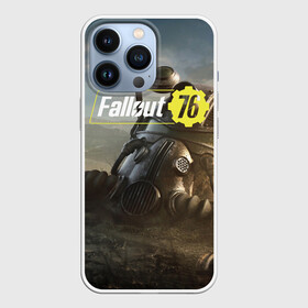 Чехол для iPhone 13 Pro с принтом Фаллаут 76 в Екатеринбурге,  |  | fallout | fallout 76 | future | rpg | valt tec | war | wasteland | будущее | война | костюм | постапокалипсис | рпг | фалаут | фолаут | фоллаут | фолыч | ядерная пустошь