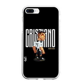 Чехол для iPhone 7Plus/8 Plus матовый с принтом Cristiano Ronaldo Juventus в Екатеринбурге, Силикон | Область печати: задняя сторона чехла, без боковых панелей | 7 | champion | cr7 | cristiano | footballer | forward | juventus | portugal | ronaldo | крис | криштиану | португалия | реал | рон | роналду | ронни | форвард | футболист | чемпион | ювентус