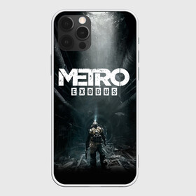 Чехол для iPhone 12 Pro с принтом METRO EXODUS | МЕТРО ИСХОД АРТЁМ в Екатеринбурге, силикон | область печати: задняя сторона чехла, без боковых панелей | exodus | horror | metro exodus | survival | игры | исход | метро | метро 2035