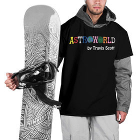 Накидка на куртку 3D с принтом Travis Scott в Екатеринбурге, 100% полиэстер |  | Тематика изображения на принте: astroworld | hip hop | hiphop | rap | scott | travis | travis scott | travisscott | wish you were here | рэп | хип хоп | хипхоп