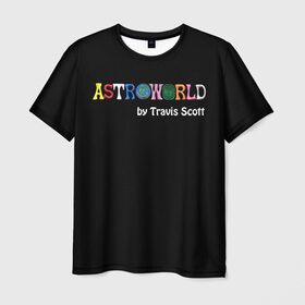 Мужская футболка 3D с принтом Travis Scott в Екатеринбурге, 100% полиэфир | прямой крой, круглый вырез горловины, длина до линии бедер | astroworld | hip hop | hiphop | rap | scott | travis | travis scott | travisscott | wish you were here | рэп | хип хоп | хипхоп