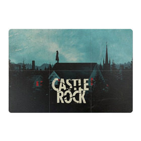 Магнитный плакат 3Х2 с принтом Castle Rock в Екатеринбурге, Полимерный материал с магнитным слоем | 6 деталей размером 9*9 см | castle rock | hulu | билл скарсгард | дж.дж. абрамс | касл рок | кубик в кубе | стивен кинг | шоушенк
