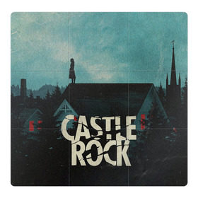 Магнитный плакат 3Х3 с принтом Castle Rock в Екатеринбурге, Полимерный материал с магнитным слоем | 9 деталей размером 9*9 см | castle rock | hulu | билл скарсгард | дж.дж. абрамс | касл рок | кубик в кубе | стивен кинг | шоушенк