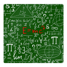 Магнитный плакат 3Х3 с принтом ФОРМУЛЫ ФИЗИКА в Екатеринбурге, Полимерный материал с магнитным слоем | 9 деталей размером 9*9 см | e mc 2 | emc 2 | school | знаменитые формулы | физика | формулы | школа | эйнштейн