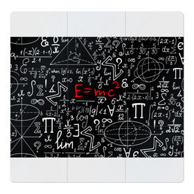 Магнитный плакат 3Х3 с принтом ФОРМУЛЫ ФИЗИКА в Екатеринбурге, Полимерный материал с магнитным слоем | 9 деталей размером 9*9 см | e mc 2 | emc 2 | school | знаменитые формулы | физика | формулы | школа | эйнштейн