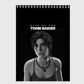 Скетчбук с принтом Rise if The Tomb Raider в Екатеринбурге, 100% бумага
 | 48 листов, плотность листов — 100 г/м2, плотность картонной обложки — 250 г/м2. Листы скреплены сверху удобной пружинной спиралью | Тематика изображения на принте: adventure | lara croft | tomb rider | археолог | гробниц | крофт | лара | приключения | расхитительница