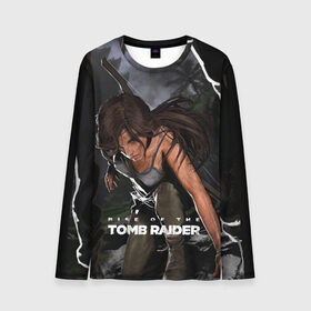 Мужской лонгслив 3D с принтом Tomb Raider в Екатеринбурге, 100% полиэстер | длинные рукава, круглый вырез горловины, полуприлегающий силуэт | 