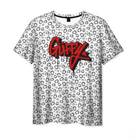Мужская футболка 3D с принтом GTA 5 Online: GUFFY STYLE #3 в Екатеринбурге, 100% полиэфир | прямой крой, круглый вырез горловины, длина до линии бедер | auto | grand | gta | gta5 | rockstar | sn | theft | гта | гта5 | рокстар | тревор