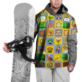 Накидка на куртку 3D с принтом Super Mario Pop art в Екатеринбурге, 100% полиэстер |  | Тематика изображения на принте: bros | donkey kong | mario | super | игра | марио | офф | спин | супер | тоад
