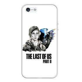 Чехол для iPhone 5/5S матовый с принтом The last of US 2 в Екатеринбурге, Силикон | Область печати: задняя сторона чехла, без боковых панелей | Тематика изображения на принте: ellie | game | joel | naughty dog | the last of us | джоэл | одни из нас | элли