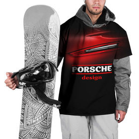 Накидка на куртку 3D с принтом Porsche design в Екатеринбурге, 100% полиэстер |  | auto | porsche | porsche ag | авто | автомобиль | дизайн | машина | порше | суперкар | тачка