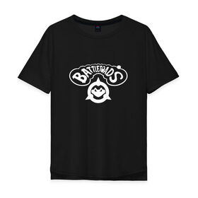 Мужская футболка хлопок Oversize с принтом BATTLETOADS в Екатеринбурге, 100% хлопок | свободный крой, круглый ворот, “спинка” длиннее передней части | battletoads | space | батлтодс | космос | лягушки
