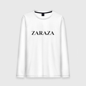 Мужской лонгслив хлопок с принтом Zaraza в Екатеринбурге, 100% хлопок |  | antibrand | brand | logo | zara | бренд | зара | зараза | лого