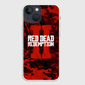Чехол для iPhone 13 mini с принтом RED DEAD REDEMPTION 2 в Екатеринбурге,  |  | gamer | gun | logo | play | player | rdr2 | red dead redemption 2 | rockstar | western | вестерн | ковбои | компьютерные игры 2019 | криминал | лого | рокстар