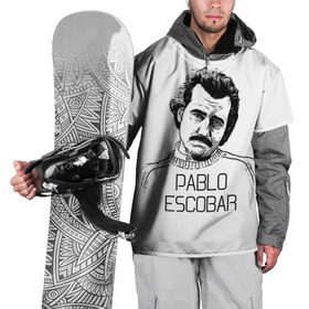 Накидка на куртку 3D с принтом Pablo Escobar в Екатеринбурге, 100% полиэстер |  | escobar | loving pablo | эскобар