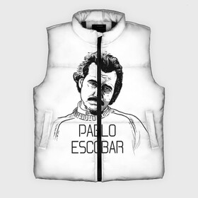 Мужской жилет утепленный 3D с принтом Pablo Escobar в Екатеринбурге,  |  | escobar | loving pablo | эскобар