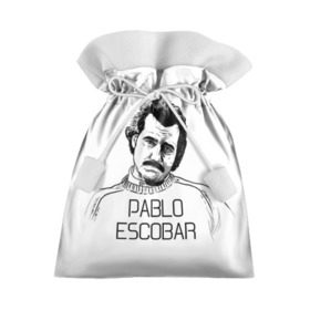 Подарочный 3D мешок с принтом Pablo Escobar в Екатеринбурге, 100% полиэстер | Размер: 29*39 см | escobar | loving pablo | эскобар