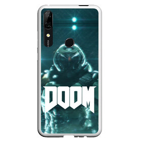 Чехол для Honor P Smart Z с принтом DOOM в Екатеринбурге, Силикон | Область печати: задняя сторона чехла, без боковых панелей | Тематика изображения на принте: demon | devil | doom | doom vfr | evil | game | mars | red | демон | дум | игры | космос | красная планета | марс | пришельцы