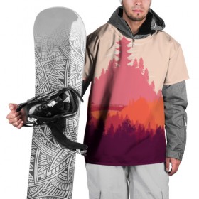 Накидка на куртку 3D с принтом Firewatch в Екатеринбурге, 100% полиэстер |  | Тематика изображения на принте: campo santo | firewatch | арт | вечер | вид | горы | закат | игра | лес | озеро | олень | пейзаж | пожарный дозор | солнце | холмы
