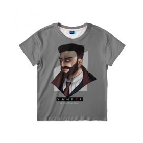 Детская футболка 3D с принтом Джонатан Рид в Екатеринбурге, 100% гипоаллергенный полиэфир | прямой крой, круглый вырез горловины, длина до линии бедер, чуть спущенное плечо, ткань немного тянется | vampur