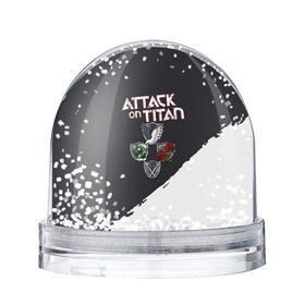 Водяной шар с принтом Атака титанов в Екатеринбурге, Пластик | Изображение внутри шара печатается на глянцевой фотобумаге с двух сторон | 