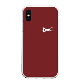 Чехол для iPhone XS Max матовый с принтом DEVIL MAY CRY (НА СПИНЕ) в Екатеринбурге, Силикон | Область печати: задняя сторона чехла, без боковых панелей | dante | devil may cry | devil may cry 5 | dmc | game | hell | play | sword | ад | данте | игры | компьютерные игры 2019 | меч