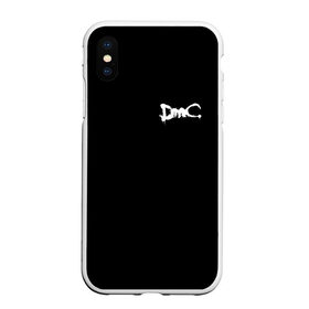 Чехол для iPhone XS Max матовый с принтом DEVIL MAY CRY (НА СПИНЕ) в Екатеринбурге, Силикон | Область печати: задняя сторона чехла, без боковых панелей | dante | devil may cry | devil may cry 5 | dmc | game | hell | play | sword | ад | данте | игры | компьютерные игры 2019 | меч