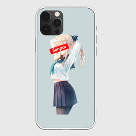 Чехол для iPhone 12 Pro Max с принтом Семпай в Екатеринбурге, Силикон |  | anime girl | senpai | манга | семпай | япония