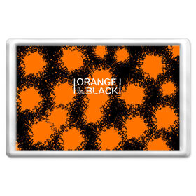 Магнит 45*70 с принтом ORANGE IS THE NEW BLACK в Екатеринбурге, Пластик | Размер: 78*52 мм; Размер печати: 70*45 | orange is the new black