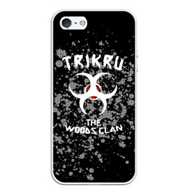 Чехол для iPhone 5/5S матовый с принтом Trikru the woods clan в Екатеринбурге, Силикон | Область печати: задняя сторона чехла, без боковых панелей | 100 | grounders | skaikru | the 100 | trikru | wonkru | беллами | блейк | гриффин | кейн | клан | кларк | лекса | линкольн | мерфи | монти | октавия | сериал | сотня | финн | эбби