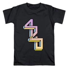 Мужская футболка хлопок с принтом 420 в Екатеринбурге, 100% хлопок | прямой крой, круглый вырез горловины, длина до линии бедер, слегка спущенное плечо. | 420