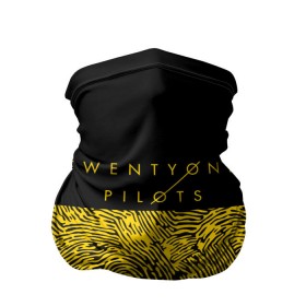 Бандана-труба 3D с принтом TWENTY ONE PILOTS   TOP в Екатеринбурге, 100% полиэстер, ткань с особыми свойствами — Activecool | плотность 150‒180 г/м2; хорошо тянется, но сохраняет форму | 21 pilots | 21p | music | rock | top | trench | twenty one pilots | группа | музыка | рок