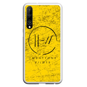 Чехол для Honor P30 с принтом TWENTY ONE PILOTS TOP в Екатеринбурге, Силикон | Область печати: задняя сторона чехла, без боковых панелей | 21 pilots | 21p | music | rock | top | trench | twenty one pilots | группа | музыка | рок