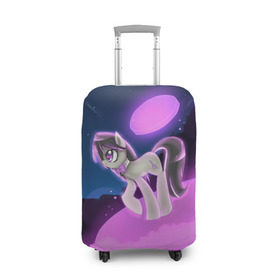 Чехол для чемодана 3D с принтом My Little Pony в Екатеринбурге, 86% полиэфир, 14% спандекс | двустороннее нанесение принта, прорези для ручек и колес | little | magic | my | pony | дракон | дружба | единорог | искорка | пони | селестия | спайк | сумеречная | это чудо