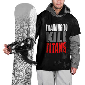 Накидка на куртку 3D с принтом Training to kill ttans в Екатеринбурге, 100% полиэстер |  | 
