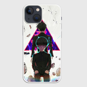 Чехол для iPhone 13 mini с принтом Моб Психо 100 в Екатеринбурге,  |  | anime | mob psycho 100 | shigeo kageyama | аниме | моб психо 100